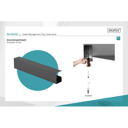 Artikelbild 10 für DIGITUS DA-90448 Kabelkanal 60,0 cm schwarz, Artikelnummer 663108