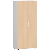 Artikelbild 1 für geramöbel Aktenschrank Flex, S-385100-BL lichtgrau, buche 4 Fachböden 80,0 x 42,0 x 180,8 cm, Artikelnummer 876716