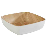 Artikelbild 1 für APS Schale FRIDA weiß/braun 0,85 l, 1 St., Artikelnummer 199439