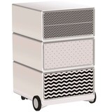Artikelbild 1 für PAPERFLOW easyBox Black & White Rollcontainer weiß, schwarz 60445 4 Auszüge 39,0 x 43,6 x 64,2 cm, Artikelnummer 215599