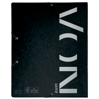 Artikelbild 5 für VON LEITZ Ringbuch 2-Ringe schwarz 2,5 cm DIN A4, 1 St., Artikelnummer 635328