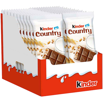 Artikelbild für kinder Country Schokoriegel 20 St., Artikelnummer 384069