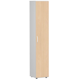 Artikelbild 1 für geramöbel Aktenschrank Flex, S-346100-BL lichtgrau, buche 5 Fachböden 40,0 x 42,0 x 216,0 cm, Artikelnummer 876728