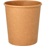 Artikelbild 1 für STARPAK Einweg-Suppenbecher braun 0,47 l, 25 St., Artikelnummer 823173