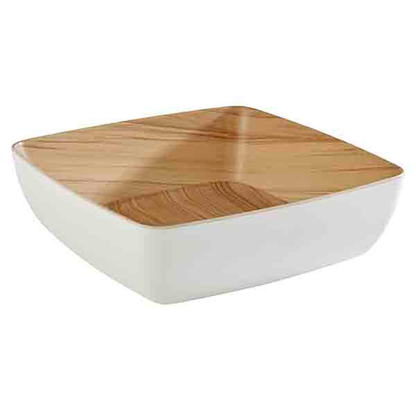 Artikelbild für APS Schale FRIDA weiß/braun 2,65 l, 1 St., Artikelnummer 199444