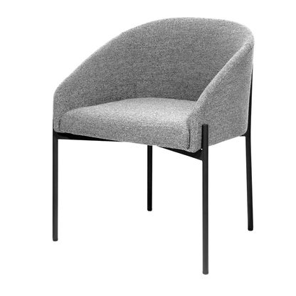 Artikelbild 2 für meet powered by PAPERFLOW Sessel MILO grau schwarz Stoff 57,0 x 50,0 x 71,0 cm, 1 St., Artikelnummer 590446