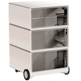 Artikelbild 1 für PAPERFLOW easyBox Black & White Rollcontainer weiß, schwarz 62327 4 Auszüge 39,0 x 43,6 x 64,2 cm, Artikelnummer 215051