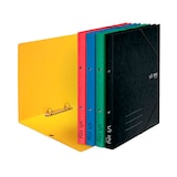 Artikelbild 1 für VON LEITZ Ringbuch 2-Ringe gelb, rot, blau, grün, schwarz 2,5 cm DIN A4, 5 St., Artikelnummer 636109
