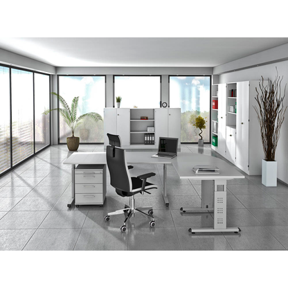 Artikelbild 7 für HAMMERBACHER Sideboard Gradeo, VSB2T/5/5/SG lichtgrau 166,1 x 44,8 x 84,0 cm, 1 St., Artikelnummer 234237