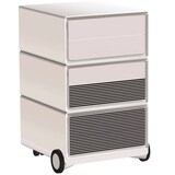 Artikelbild 1 für PAPERFLOW easyBox Black & White Rollcontainer weiß, schwarz 62343 4 Auszüge 39,0 x 43,6 x 64,2 cm, Artikelnummer 214506