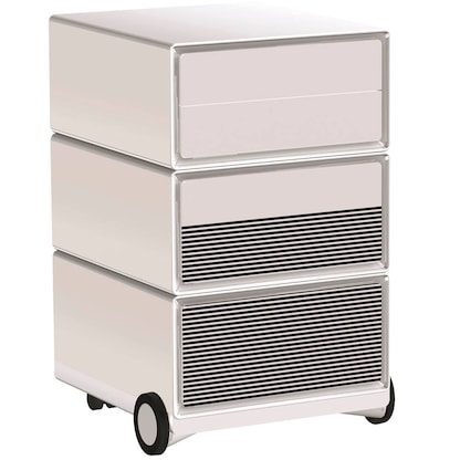 Artikelbild für PAPERFLOW easyBox Black & White Rollcontainer weiß, schwarz 62343 4 Auszüge 39,0 x 43,6 x 64,2 cm, Artikelnummer 214506