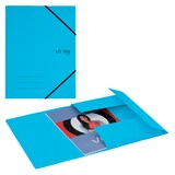 Artikelbild 1 für VON LEITZ Eckspanner DIN A4 hellblau, 1 St., Artikelnummer 669877