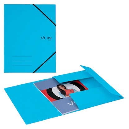 Artikelbild für VON LEITZ Eckspanner DIN A4 hellblau, 1 St., Artikelnummer 669877