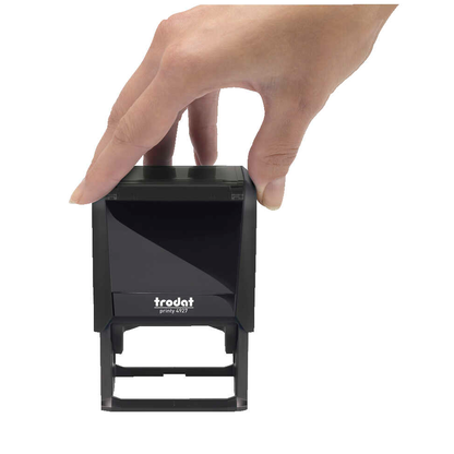 Artikelbild 3 für trodat Textstempel, individualisierbar printy 4927 selbstfärbend schwarz Logo möglich, 1 St. - Direkt online personalisieren, Artikelnummer 640593