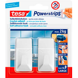 Artikelbild 1 für tesa Eckig Large Klebehaken für max. 2,0 kg, 2,0 x 5,0 cm, 2 St., Artikelnummer 738969
