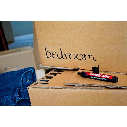 Artikelbild 8 für edding 330 Permanentmarker schwarz 1,0 - 5,0 mm, 10 St., Artikelnummer 420109