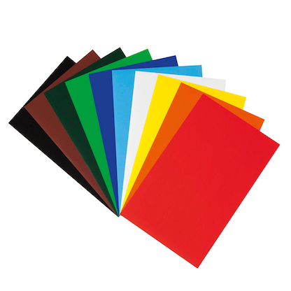 Artikelbild 5 für folia Buntpapier gummiert farbsortiert 80 g/qm 10 Blatt, Artikelnummer 478671