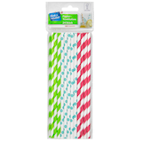 Artikelbild 1 für 24 flink & sauber Strohhalme farbsortiert, Artikelnummer 539504