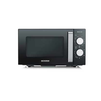 Artikelbild 3 für SEVERIN MW 7762 Mikrowelle 800 Watt schwarz, edelstahl, Artikelnummer 730673