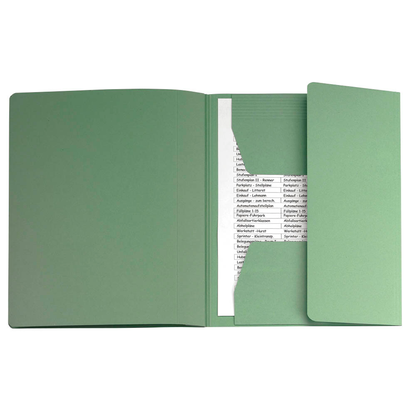 Artikelbild 3 für bene Schnellhefter Comba-Mappe Karton grün DIN A4, 5 St., Artikelnummer 444133