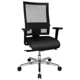 Artikelbild 1 für Topstar Bürostuhl Sitness 60, PS69BH W50 Stoff schwarz, Gestell alu, Artikelnummer 441232