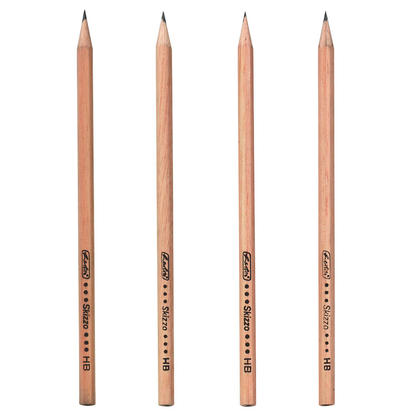 Artikelbild 2 für herlitz Skizzo Bleistifte HB naturbelassen, 4 St., Artikelnummer 917190