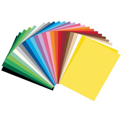 Artikelbild 2 für folia Tonpapier farbsortiert 130 g/qm 100 Blatt, Artikelnummer 479392