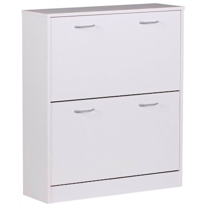 Artikelbild 3 für WOHNLING Schuhschrank, WL1.347 weiß 2 Fachböden 75,0 x 24,0 x 87,0 cm, Artikelnummer 904674