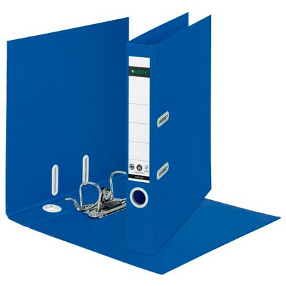 Artikelbild 3 für LEITZ recycle 1019 Ordner blau Karton 5,0 cm DIN A4, 1 St., Artikelnummer 854663