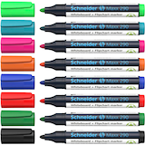 Artikelbild 1 für Schneider Maxx 290 Whiteboard- und Flipchart-Marker farbsortiert 2,0 - 3,0 mm, 8 St., Artikelnummer 347704