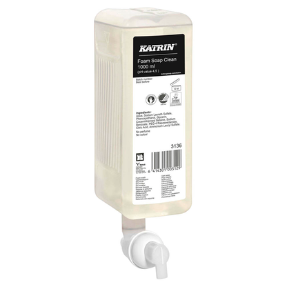 Artikelbild für KATRIN Clean Schaumseife 1,0 l, Artikelnummer 265324