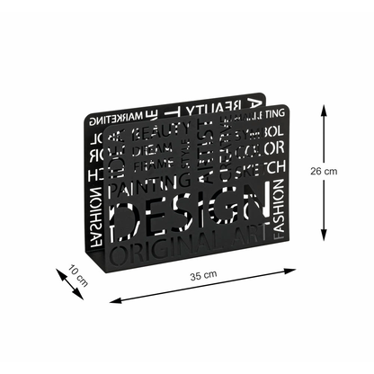 Artikelbild 3 für HAKU Möbel Zeitungsständer 44595 schwarz Metall, DIN A4, Artikelnummer 552921