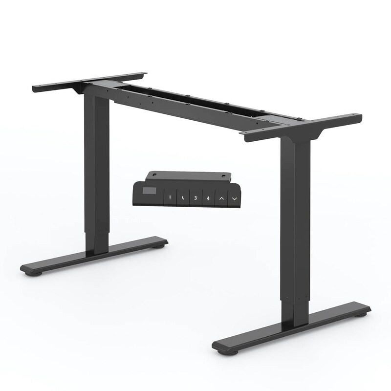 Zit sta bureau Elite, exclusief zit-sta bureau met blank eiken