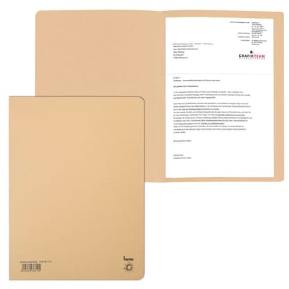 Artikelbild für bene Aktendeckel DIN A4 chamois, 25 St., Artikelnummer 600635