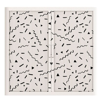 Artikelbild 3 für PAPERFLOW easyOffice Black & White Rollladenschrank 60420 2 Fachböden 110,0 x 41,5 x 104,0 cm, Artikelnummer 210847