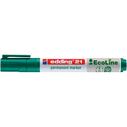 Artikelbild 5 für edding 21 EcoLine Permanentmarker farbsortiert 1,5 - 3,0 mm, 4 St., Artikelnummer 284968