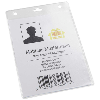 Artikelbild für EICHNER Ausweishüllen transparent A6 hoch, 200 St., Artikelnummer 704334