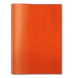 Artikelbild 1 für HERMA Heftumschlag transparent rot Kunststoff DIN A4, Artikelnummer 757254