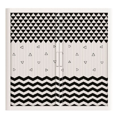 Artikelbild 3 für PAPERFLOW easyOffice Black & White Rollladenschrank 60436 2 Fachböden 110,0 x 41,5 x 104,0 cm, Artikelnummer 210819