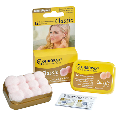 Artikelbild für OHROPAX® Classic Ohrstöpsel 22 dB Wachs, 12 St., Artikelnummer 300366
