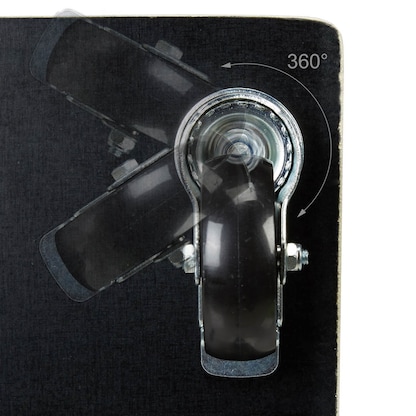 Artikelbild 7 für relaxdays Transportroller schwarz 58,0 x 30,0 x 11,5 cm bis 400,0 kg, Artikelnummer 451292