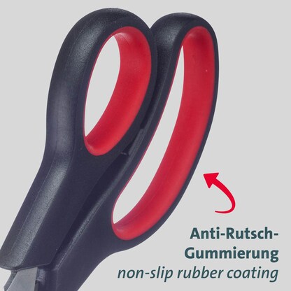 Artikelbild 4 für WESTMARK Papierschere schwarz-rot 21,0 cm, Artikelnummer 996379