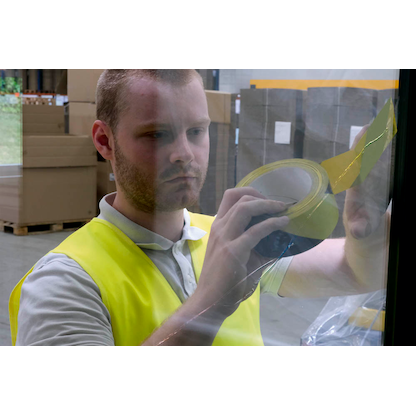 Artikelbild 2 für DURABLE Bodenmarkierungsband Duraline Basic gelb, schwarz 50,0 mm x 33,0 m, Artikelnummer 162717