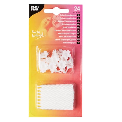 Artikelbild für PAPSTAR Geburtstagskerzen weiß, 24 St., Artikelnummer 683427