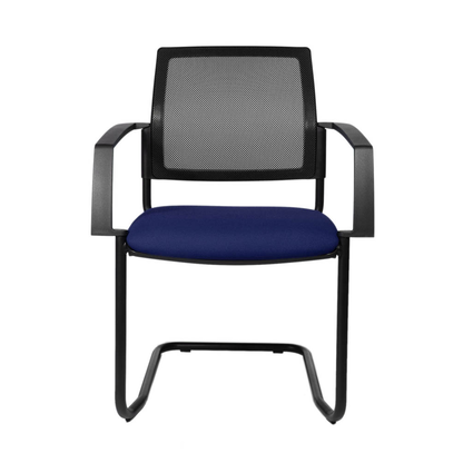 Artikelbild 2 für Topstar Besucherstühle BtoB 20 BB400A G260 blau, schwarz Stoff, 2 St., Artikelnummer 635197