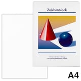Artikelbild 1 für Zeichenblöcke Kugel und Kegel DIN A4 100 g/qm, 20 Blatt, 5 Blöcke, Artikelnummer 426148
