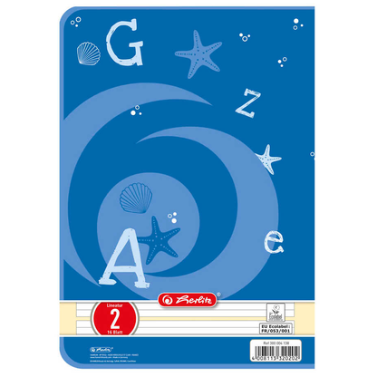 Artikelbild 3 für herlitz Schulheft Delfin x.book Lineatur 2 2. Schuljahr liniert A5 ohne Rand, 16 Blatt, 1 St., Artikelnummer 801759