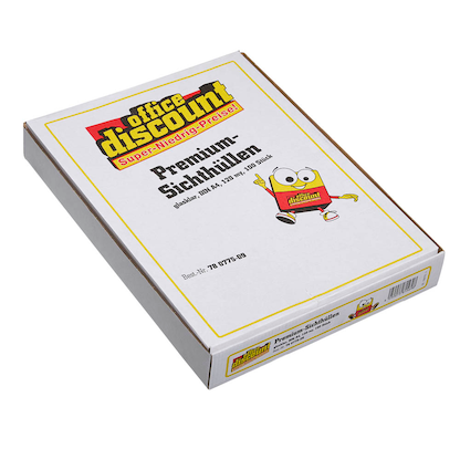 Artikelbild 3 für office discount Sichthüllen DIN A4 glasklar glatt 0,12 mm, 100 St., Artikelnummer 780775