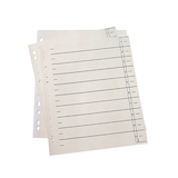 Artikelbild 1 für Wekre Trennblätter DIN A4 1-10 chamois, 180 g/m², 50 Blatt, Artikelnummer 630539