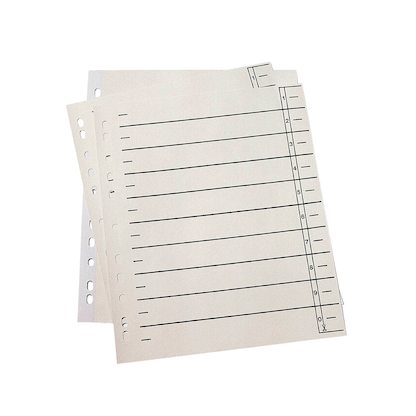 Artikelbild für Wekre Trennblätter DIN A4 1-10 chamois, 180 g/m², 50 Blatt, Artikelnummer 630539